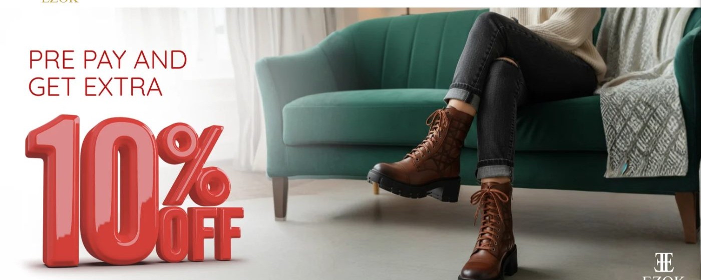Ezok Shoes website screenshot