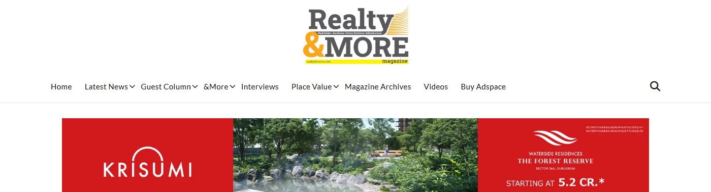 Realty & More Magazine website screenshot